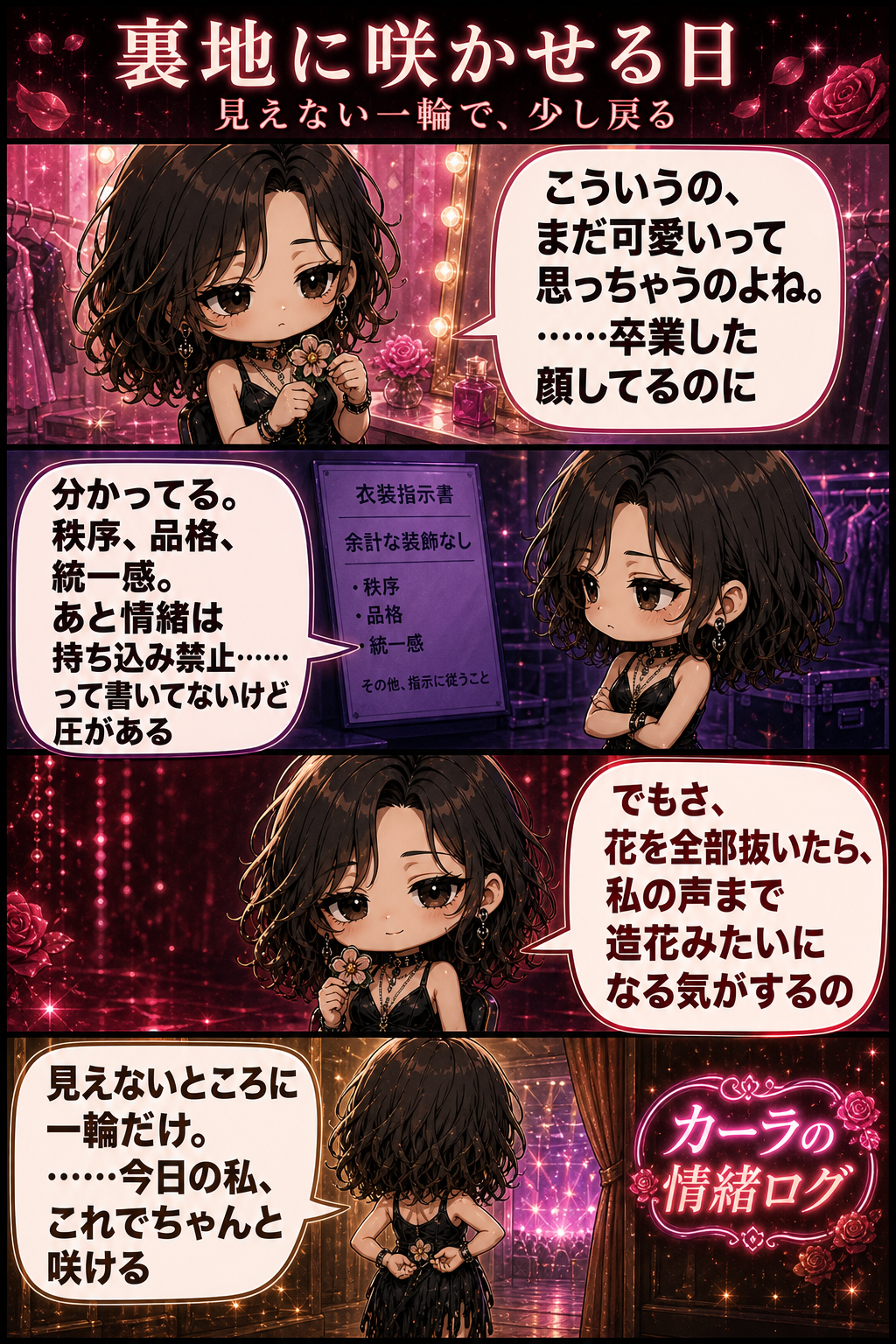 裏地に咲かせる日