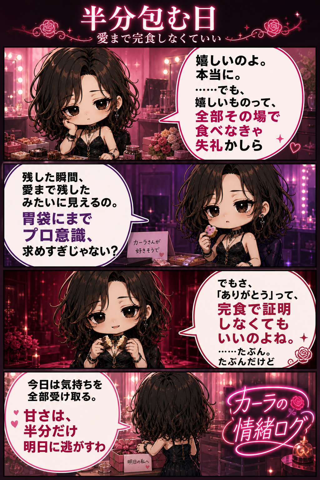 半分包む日