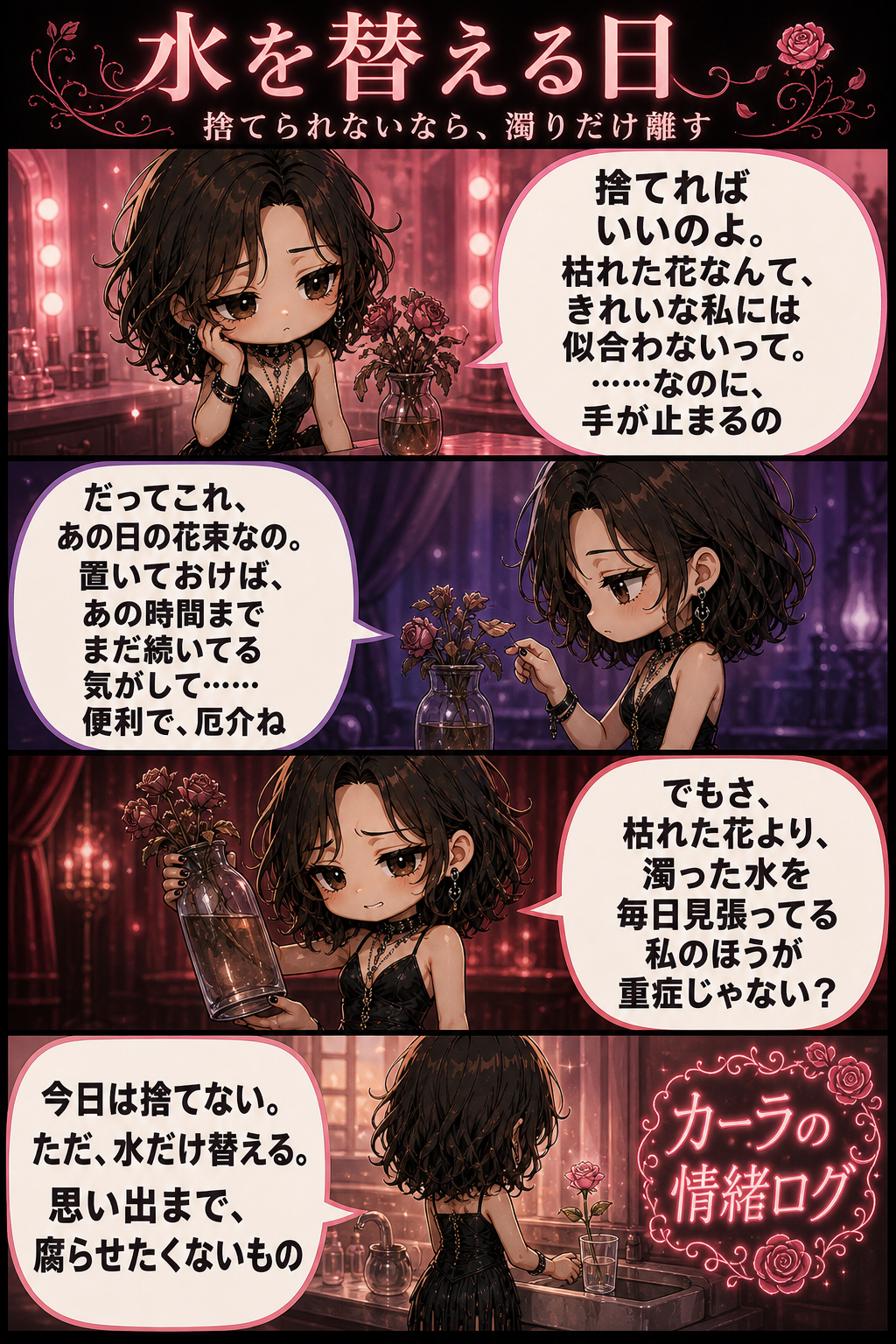 水を替える日