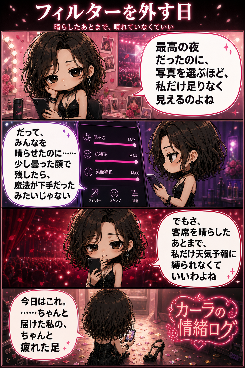 フィルターを外す日