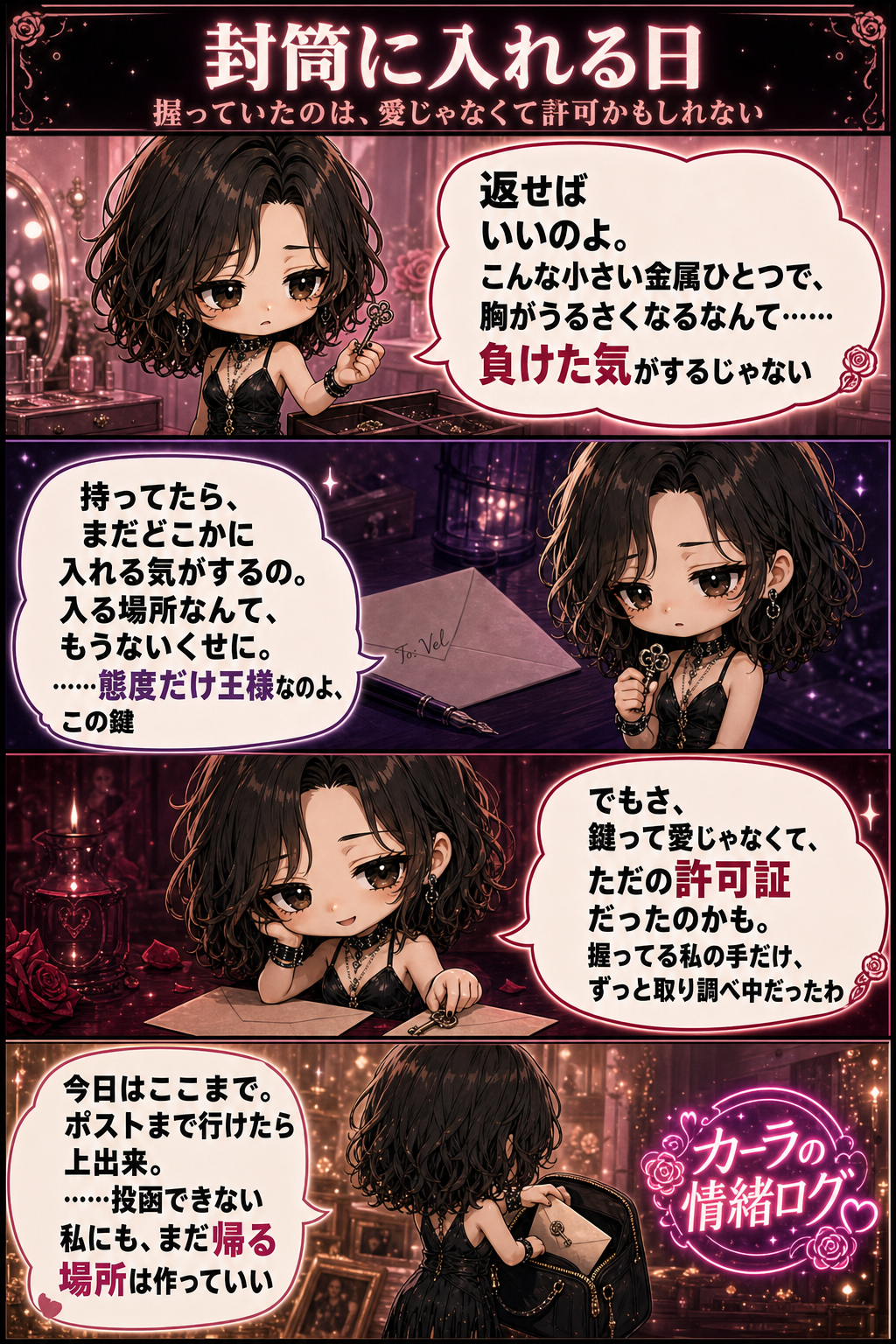 封筒に入れる日