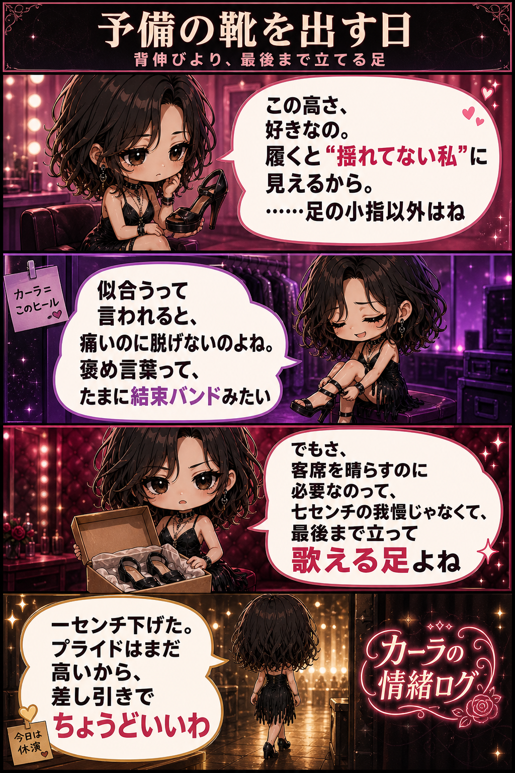 予備の靴を出す日