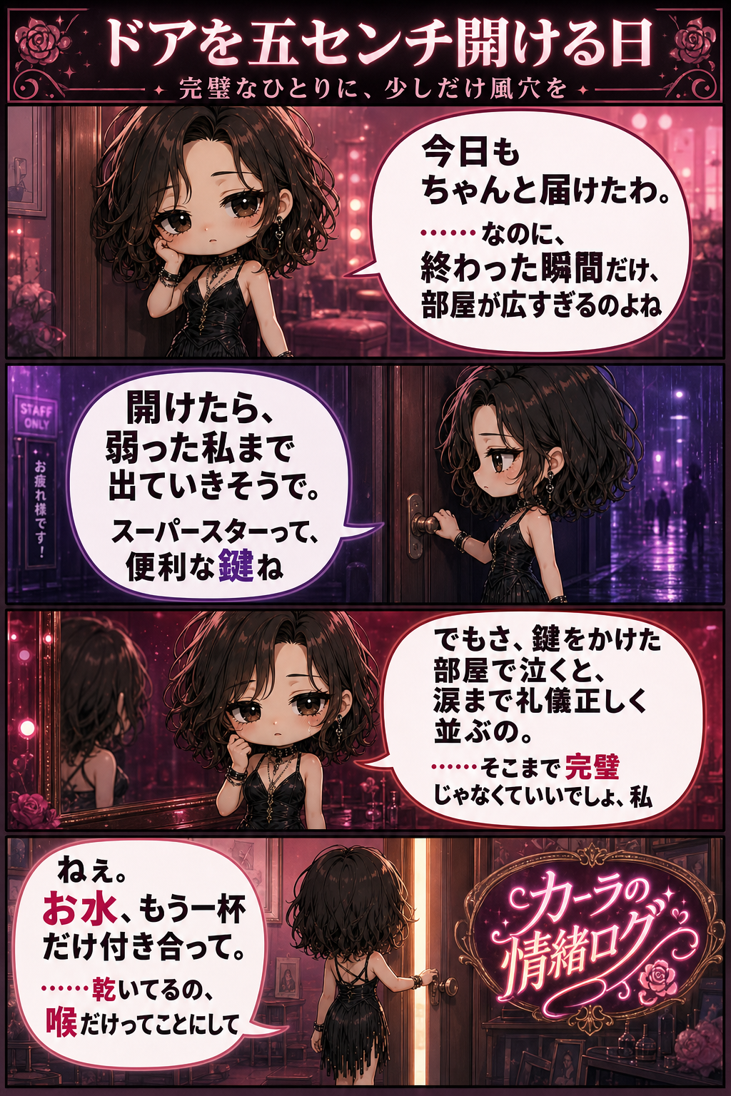 ドアを五センチ開ける日