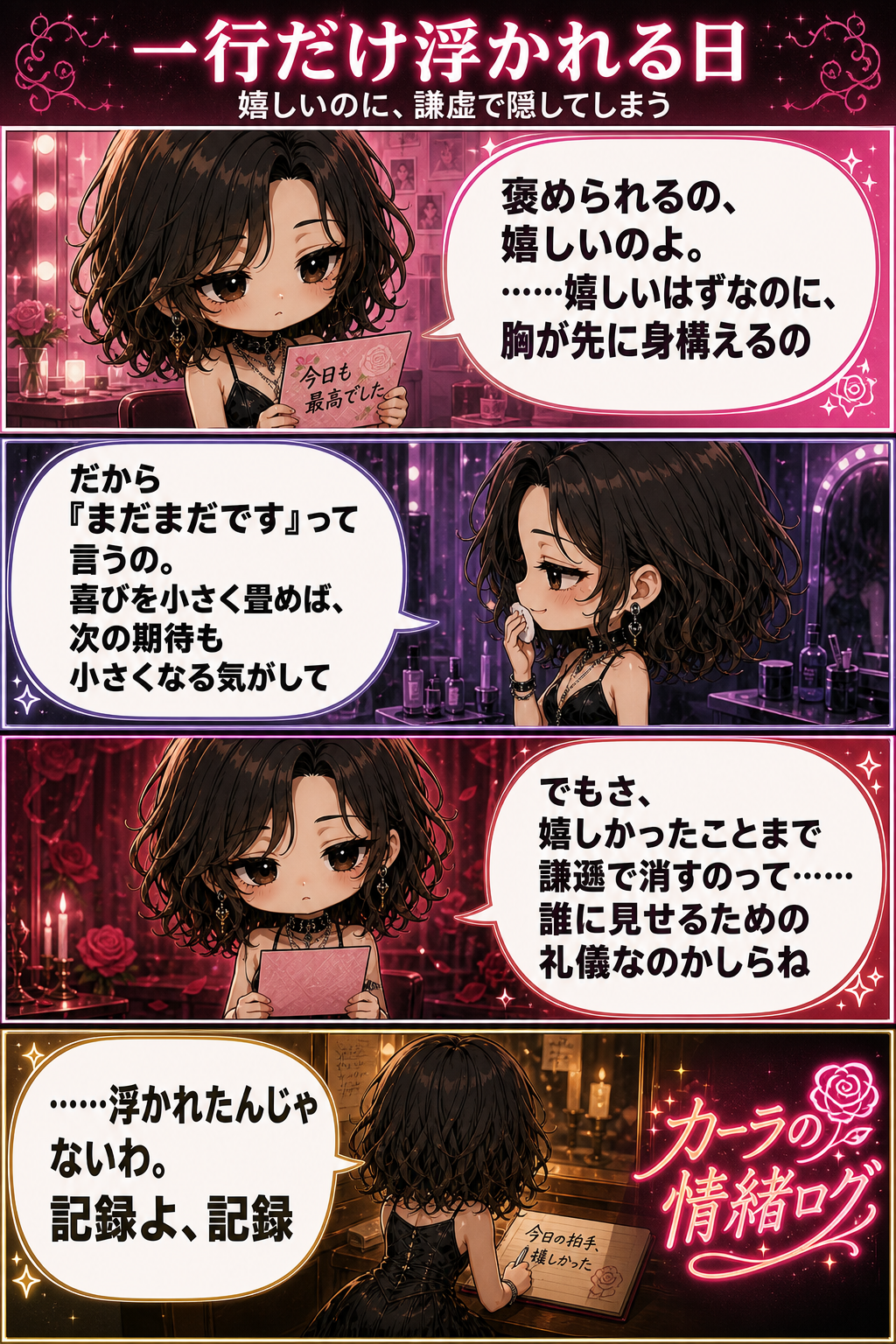 一行だけ浮かれる日