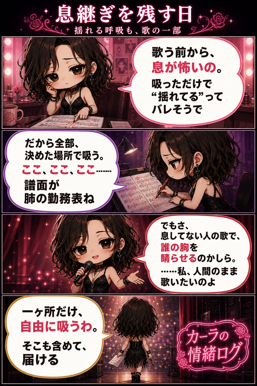 息継ぎを残す日