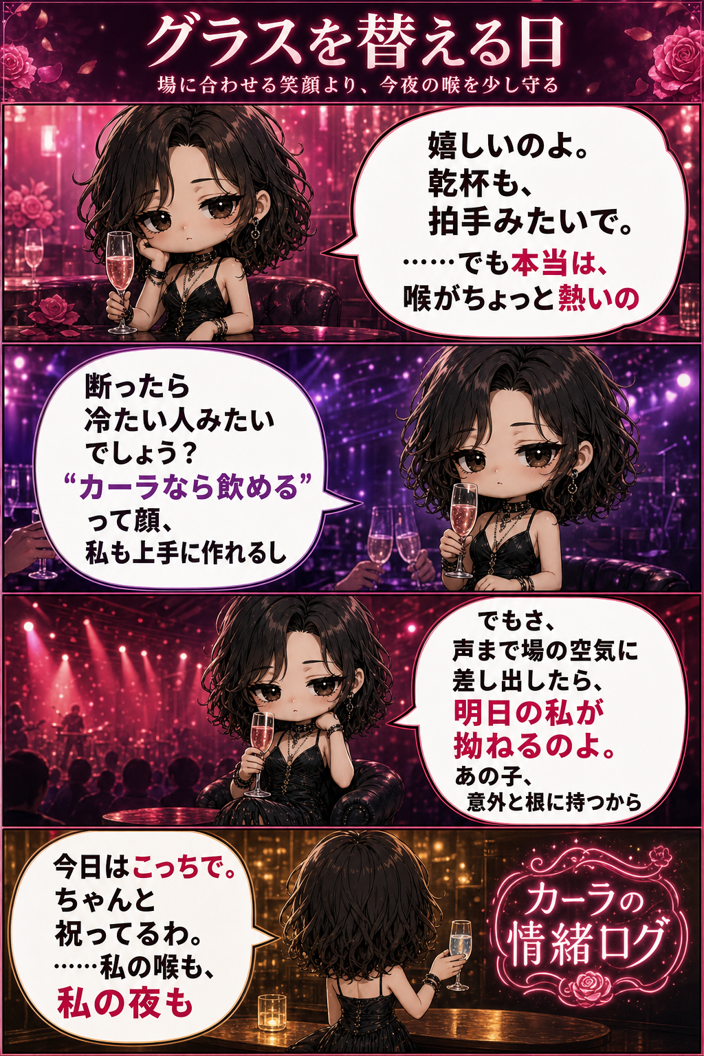 グラスを替える日
