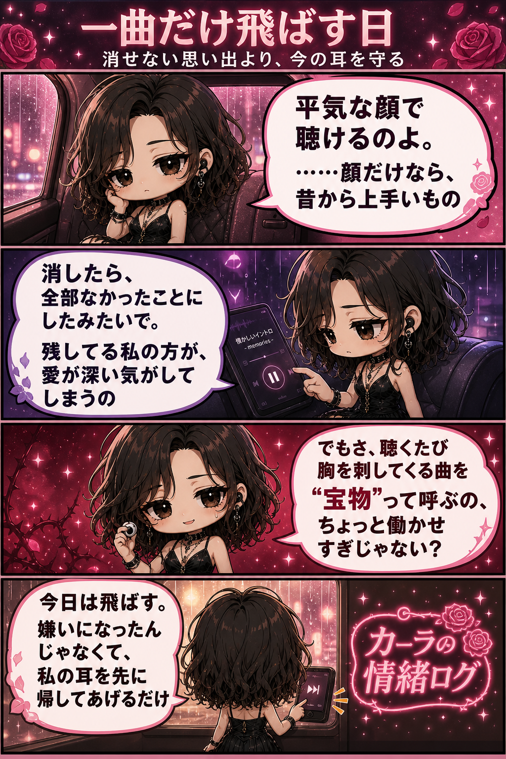 一曲だけ飛ばす日