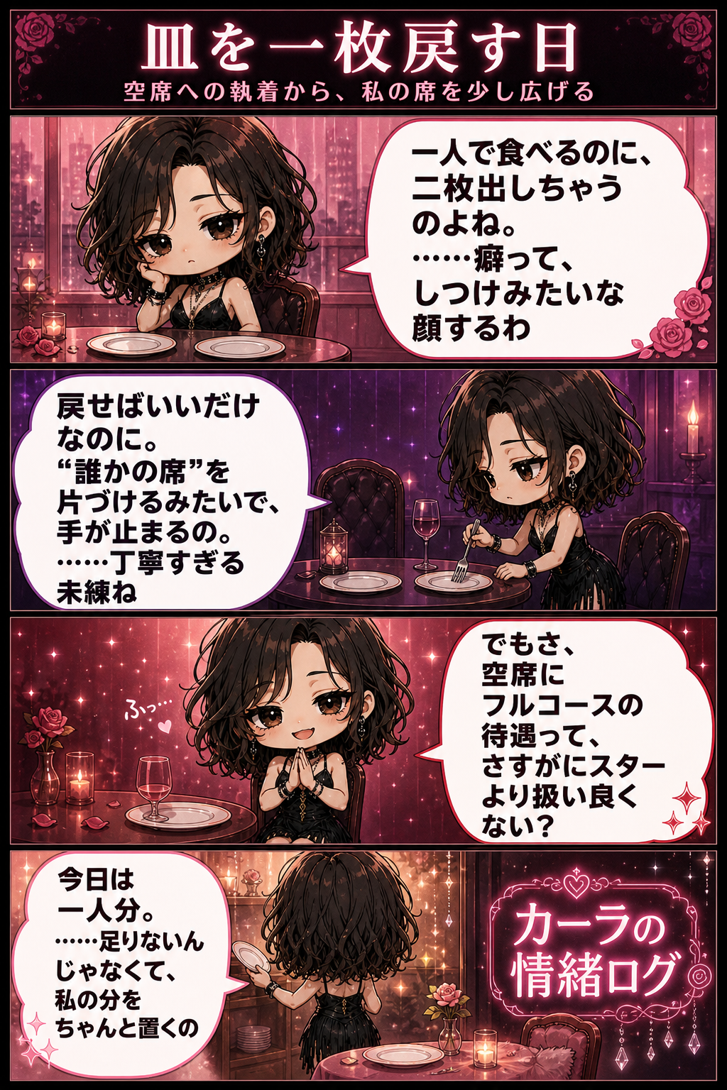 皿を一枚戻す日