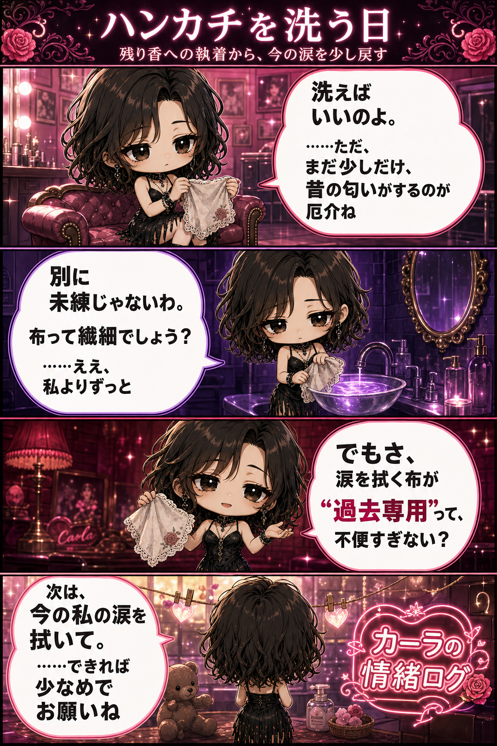 ハンカチを洗う日