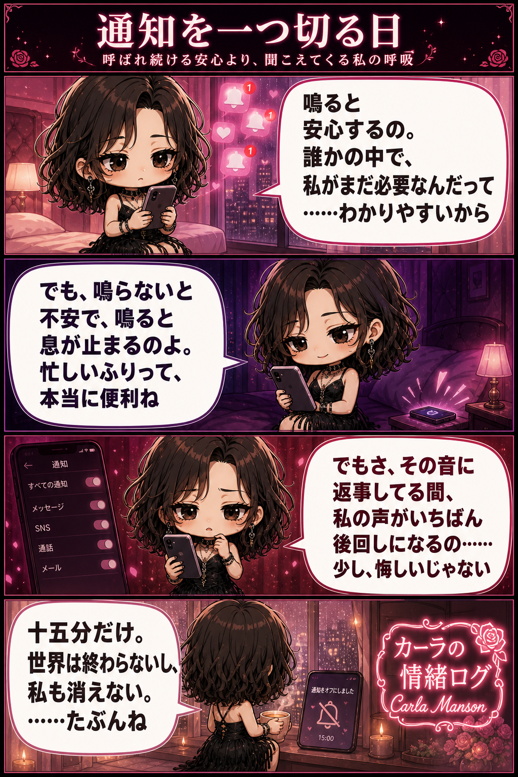 通知を一つ切る日