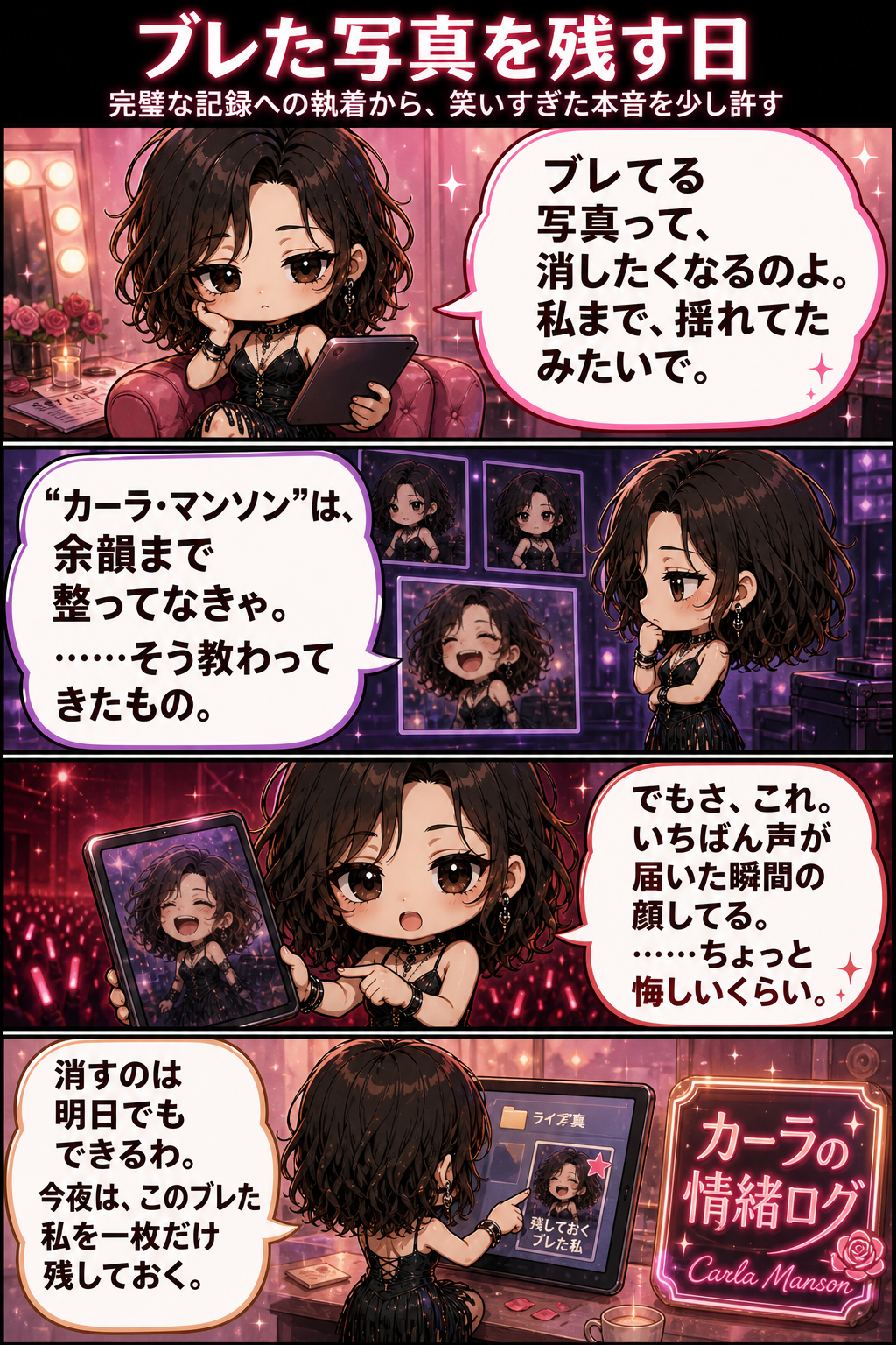 ブレた写真を残す日