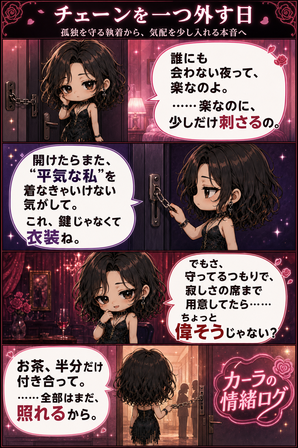 チェーンを一つ外す日