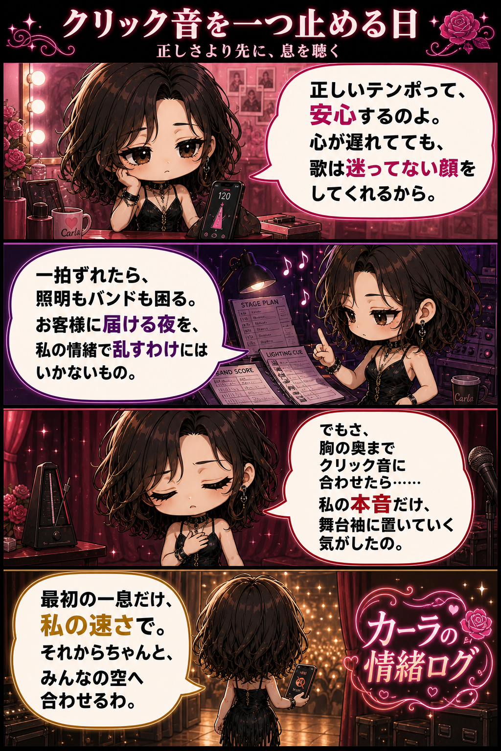 クリック音を一つ止める日