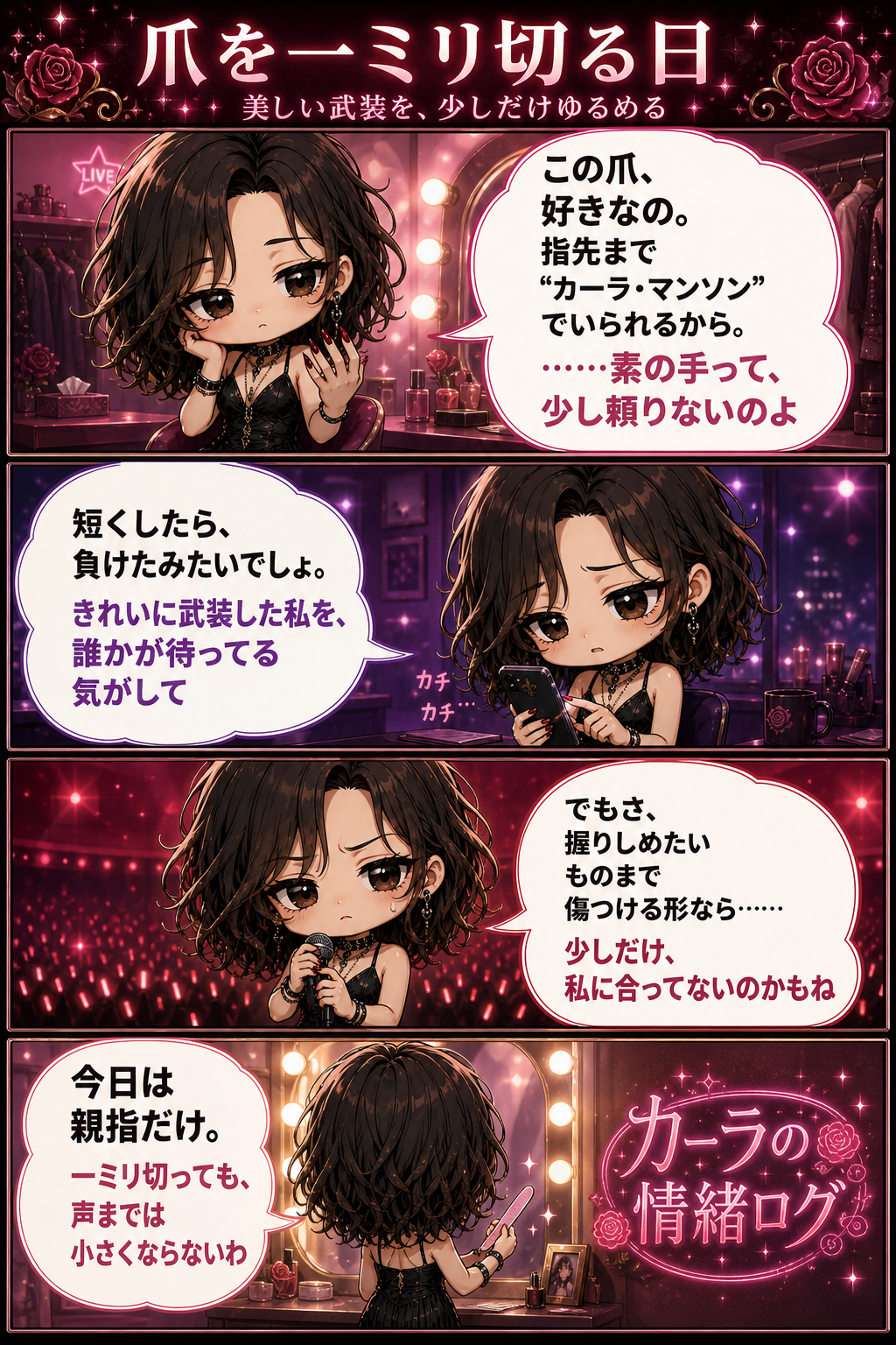 爪を一ミリ切る日