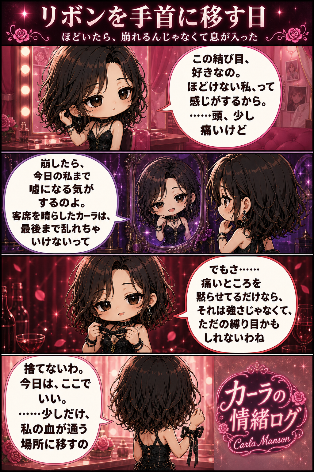 リボンを手首に移す日