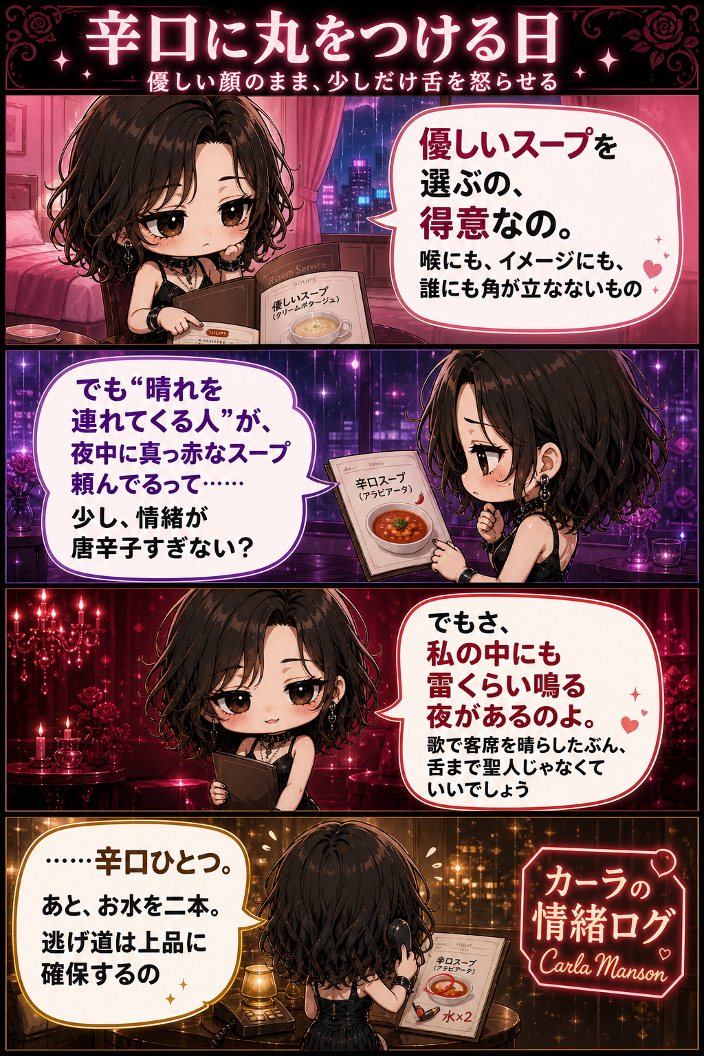 辛口に丸をつける日