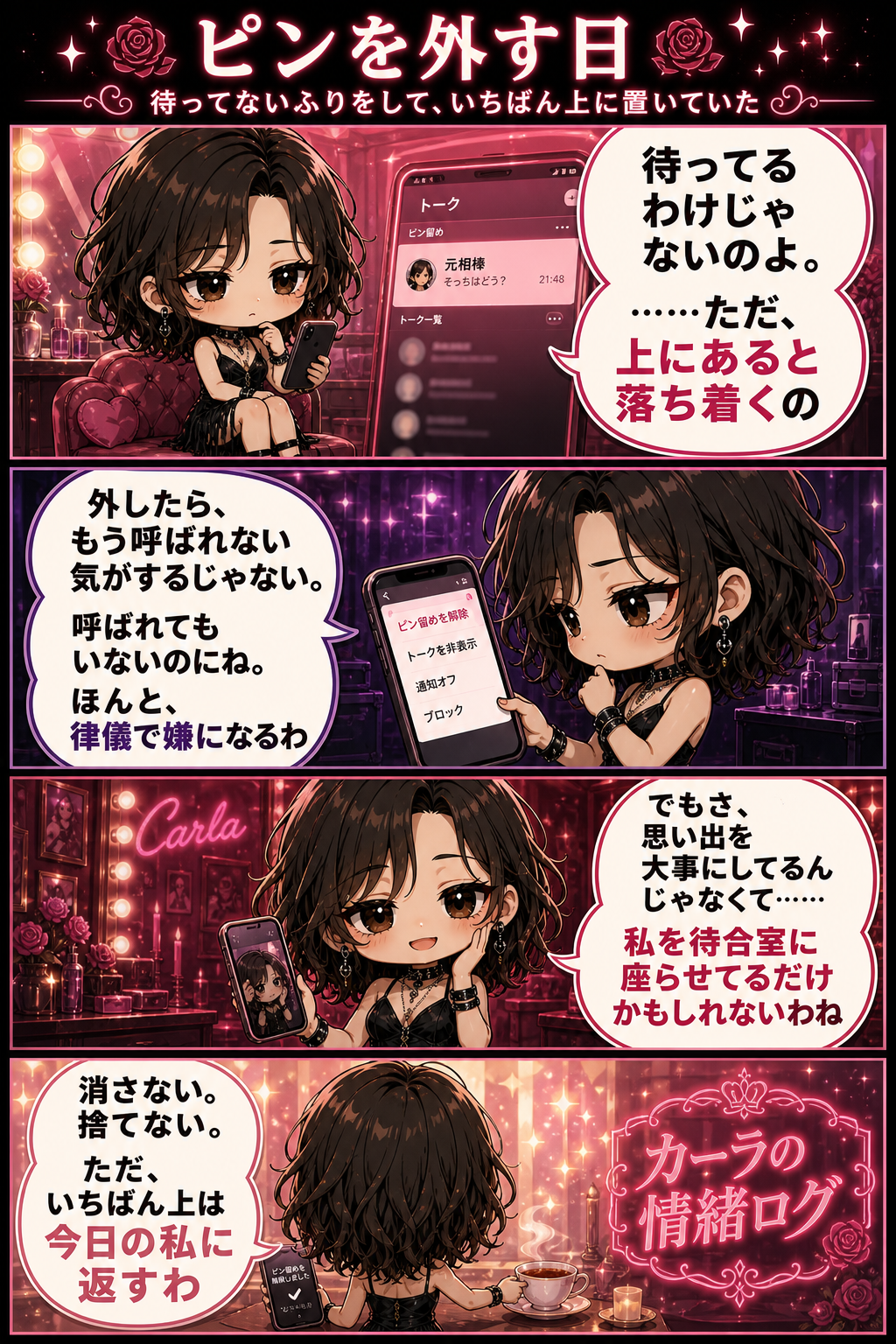 ピンを外す日