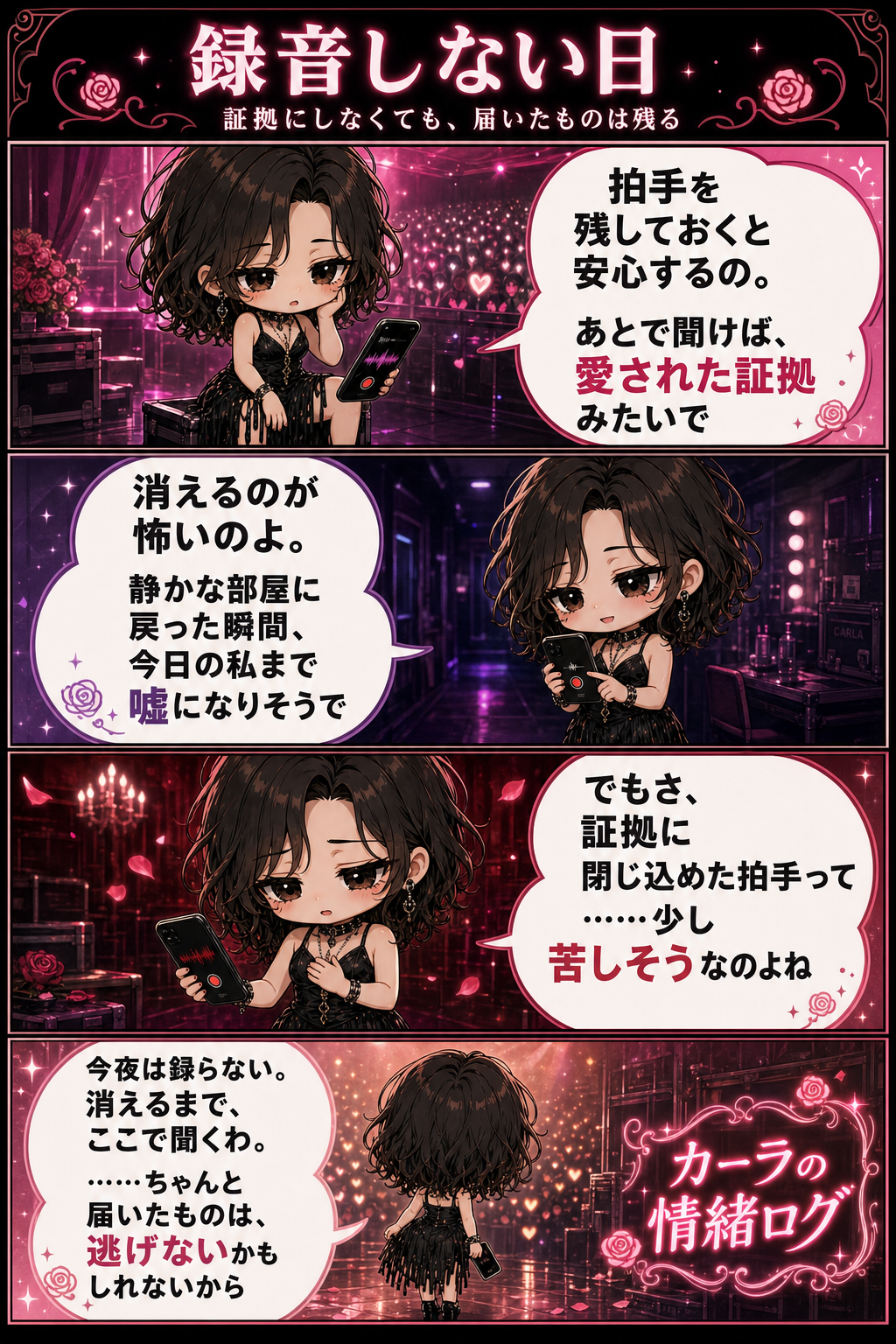 録音しない日
