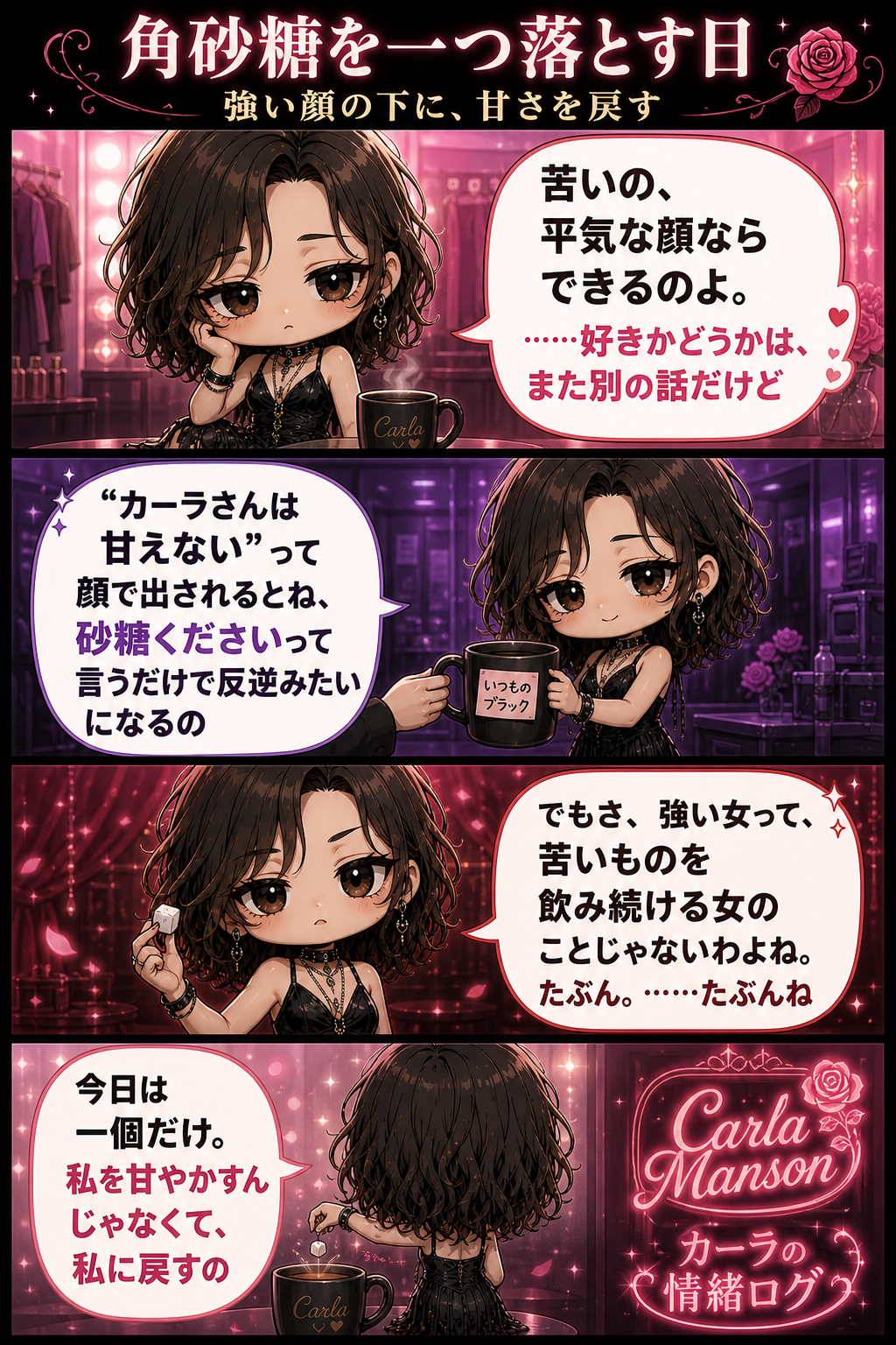 角砂糖を一つ落とす日