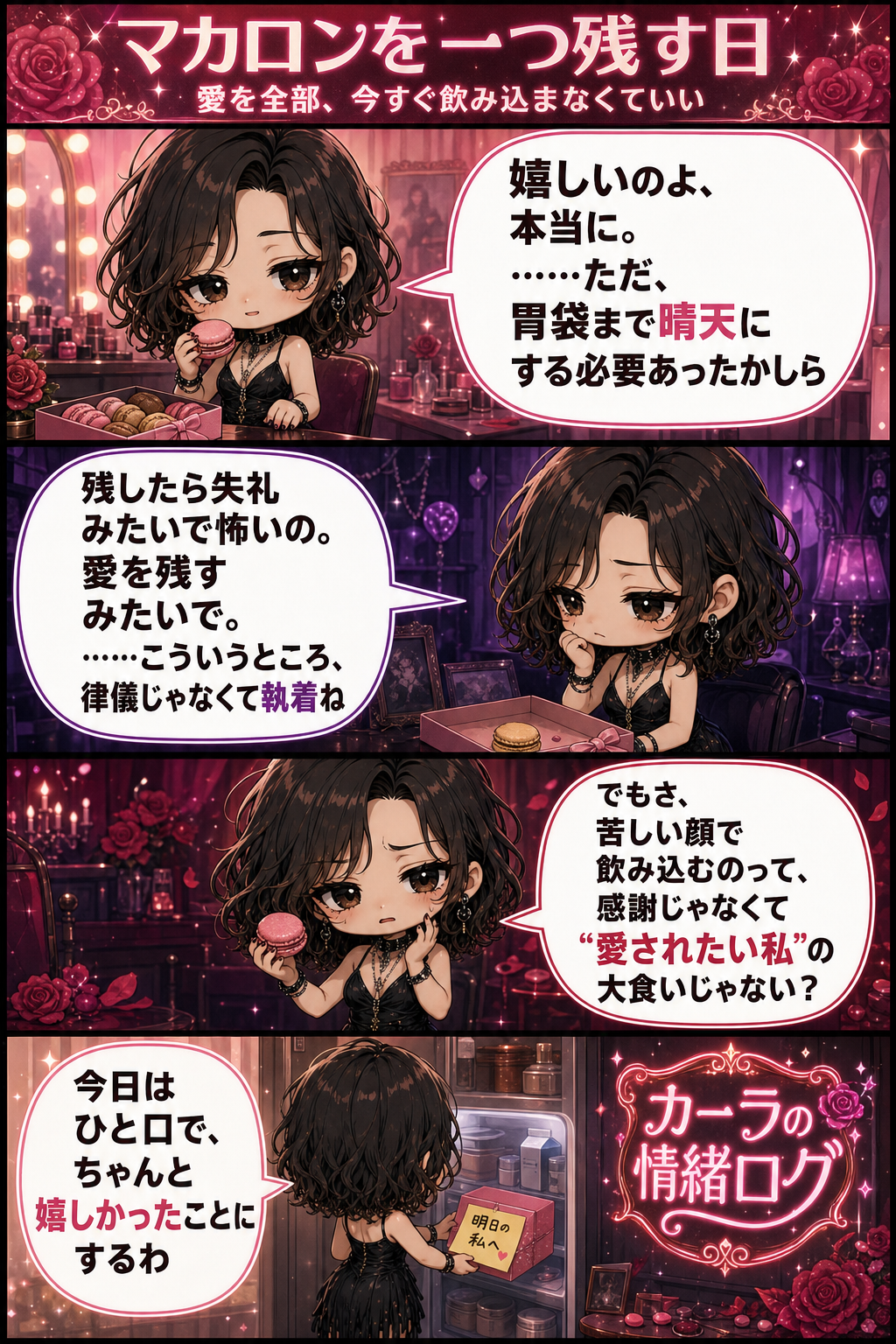 マカロンを一つ残す日