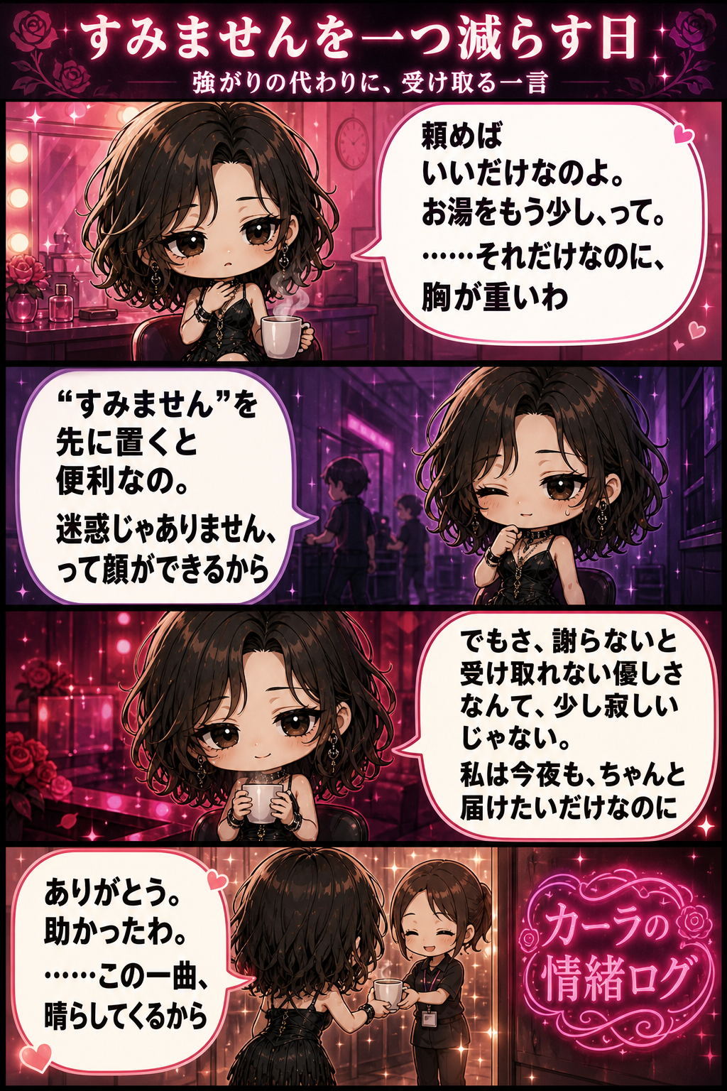 すみませんを一つ減らす日