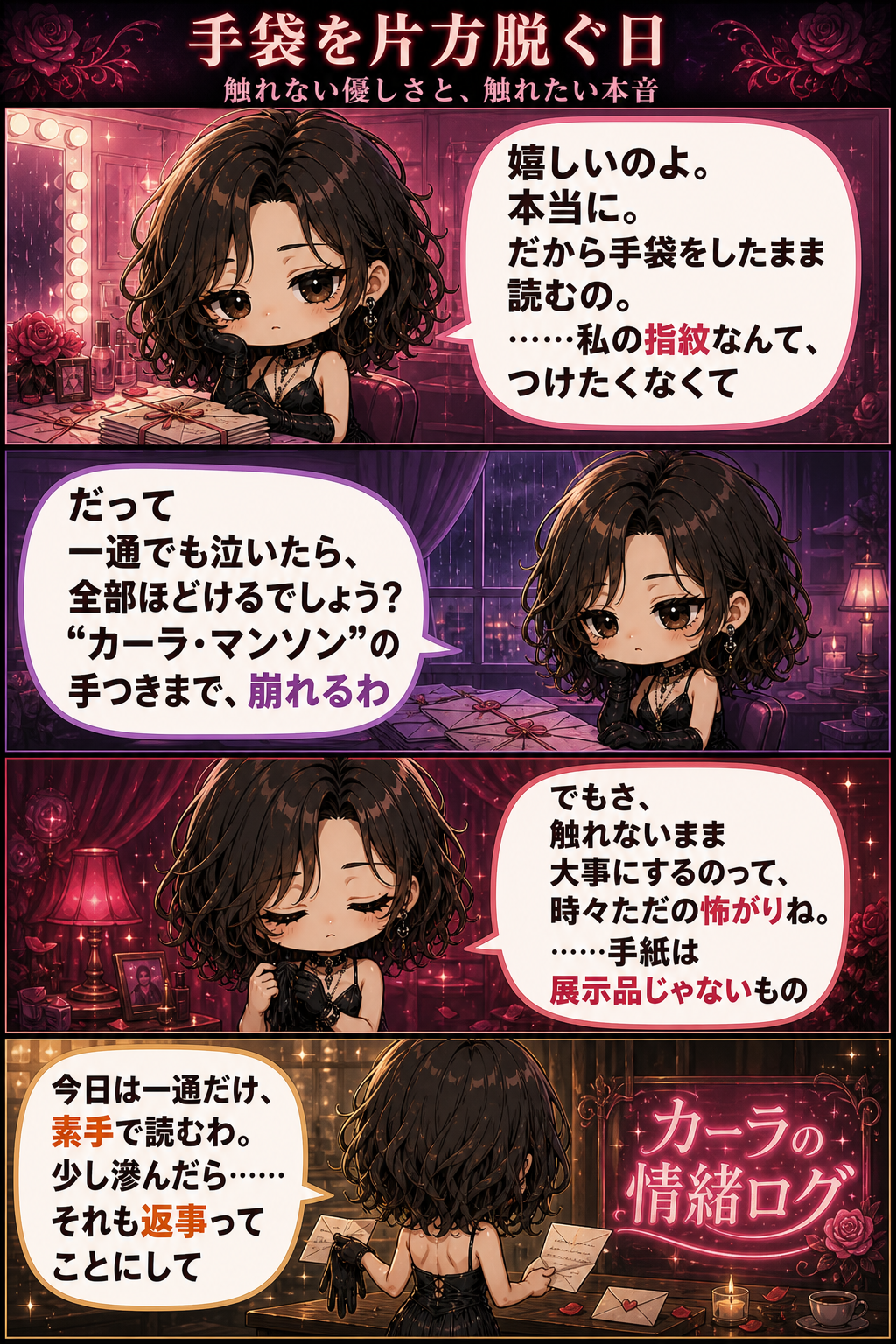 手袋を片方脱ぐ日