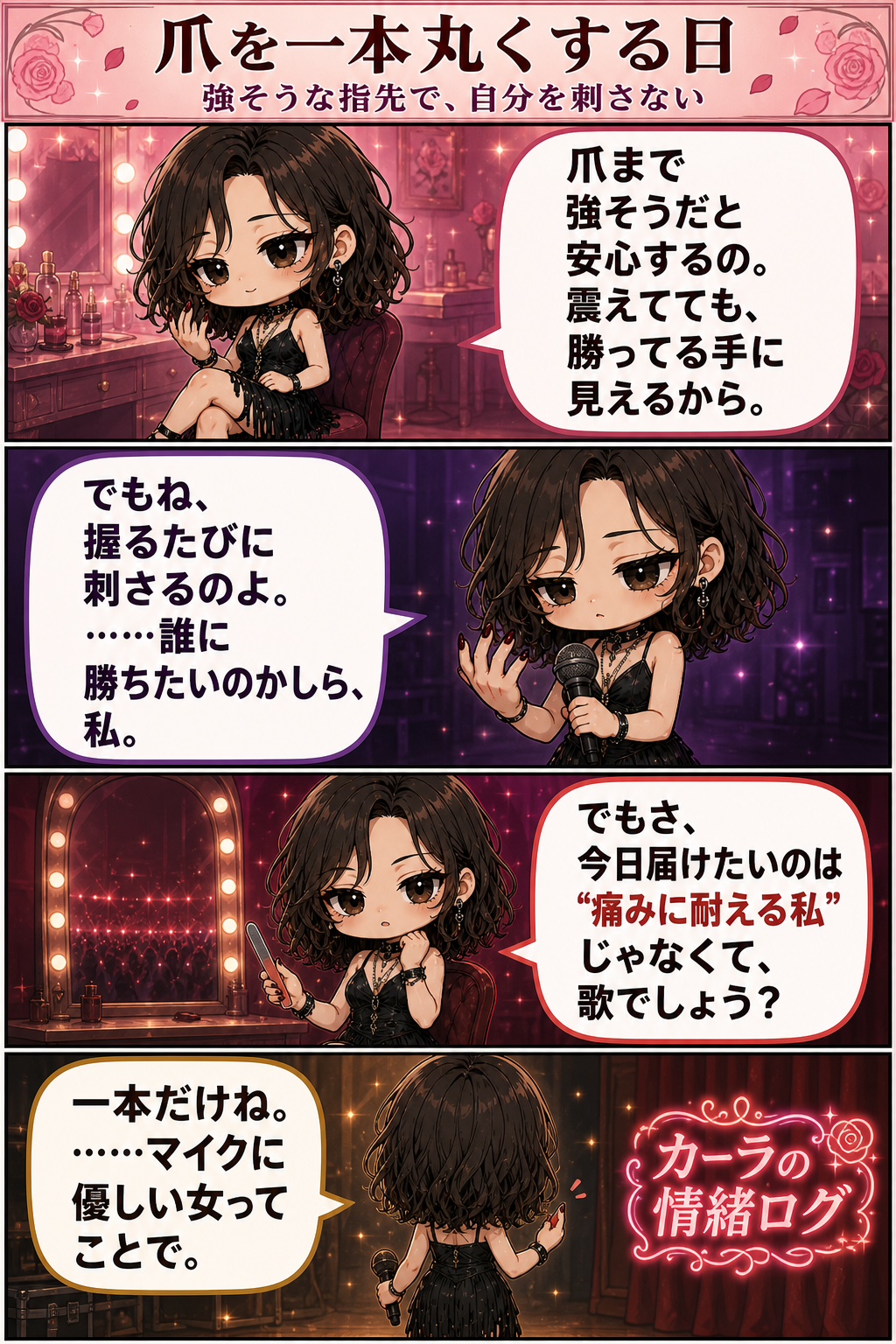 爪を一本丸くする日