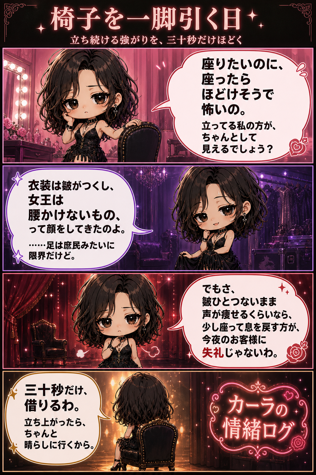椅子を一脚引く日